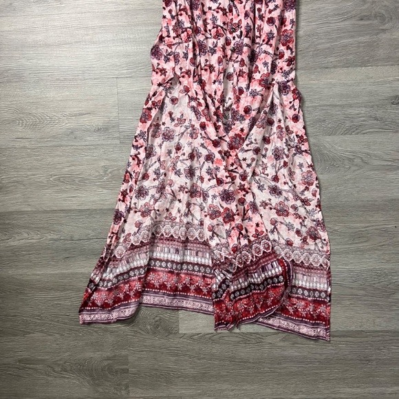 ShoSho Long / Maxi Dress - Floral Pattern (Pink / Purple) - Size Small - Picture 10 of 12